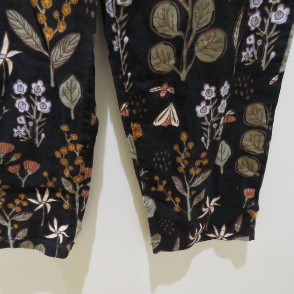 PRINCESS HIGHWAY X MODCLOTH Linen Blend Fauna Botanical Cropped Pull On Pants - Picture 8 of 15